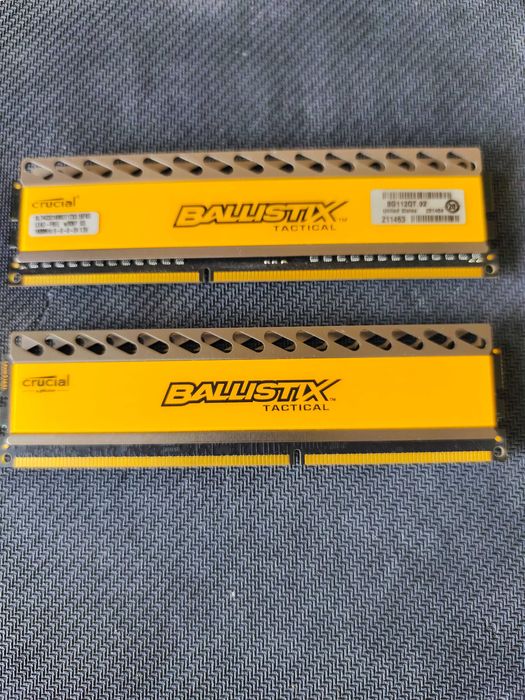 Ram Crucial Ballistix-tactical-DDR3-2X4GB