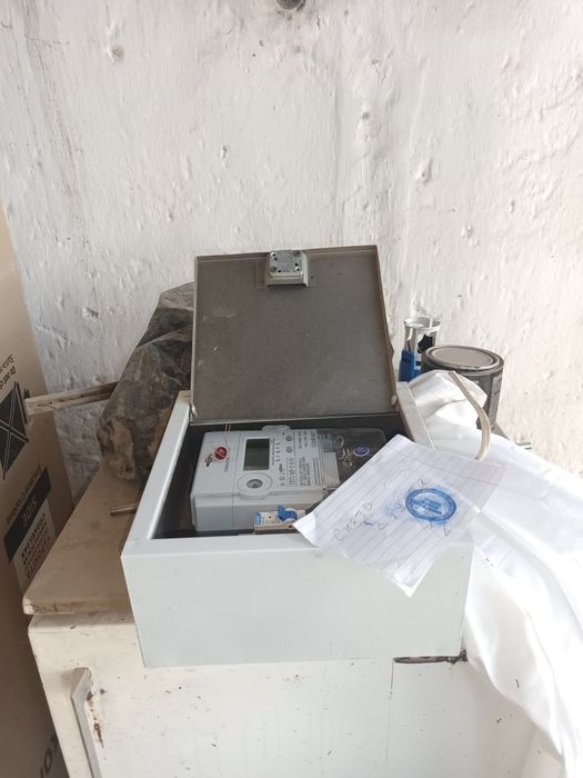 Электр счётчик янги, учетдан чикарилган, бир ой ишлаган