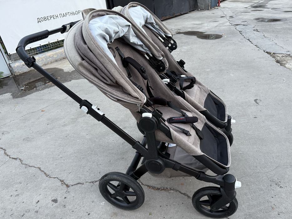 Количка за близнаци Bugaboo Donkey5 Twin - пълен сет