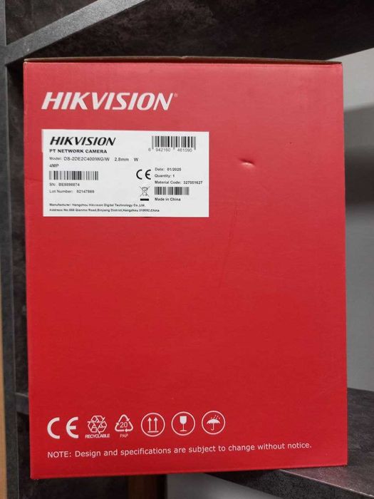 WI-FI smart kamera Hikvision PTZ 4MP Гарантия 1 год