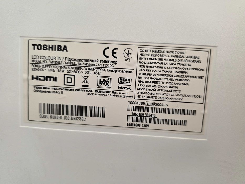 Телевизор Toshiba
