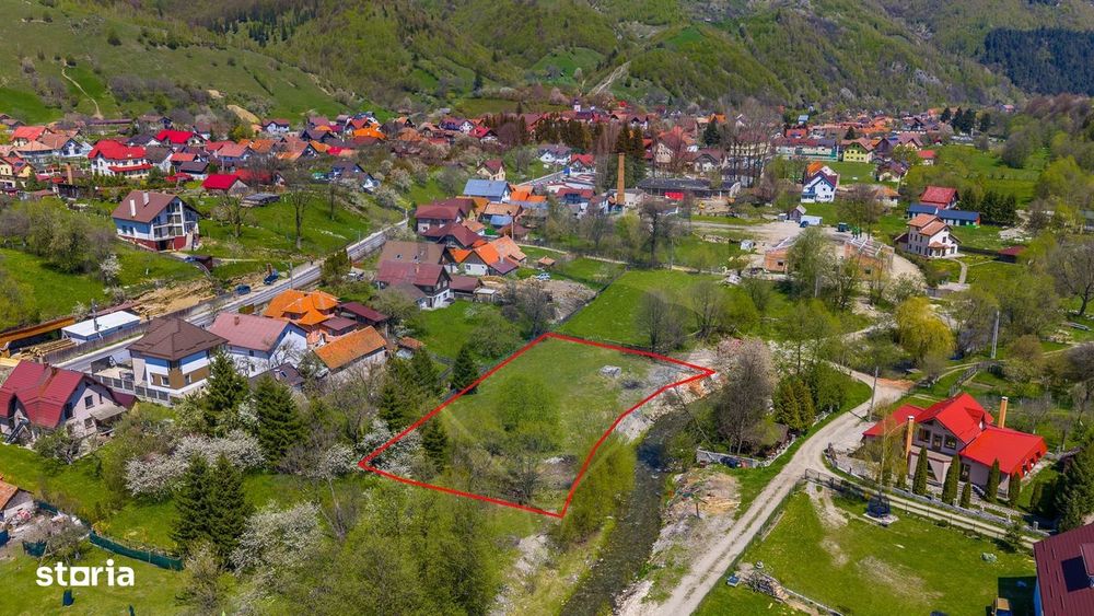 Comision 0%| Teren Intravilan 1805 Mp | Panoramă Munte |Moieciu De Jos