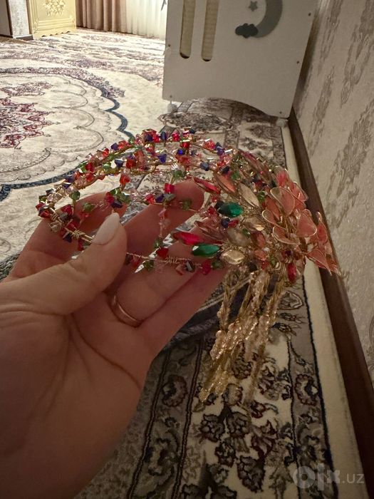 на голову для невест,келинчак калпок