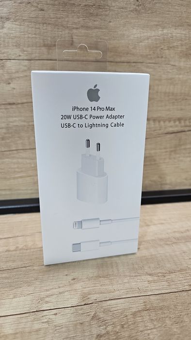 Încărcător Apple 20W USB-C - Lightning– iPhone 14 Pro Max – Nou