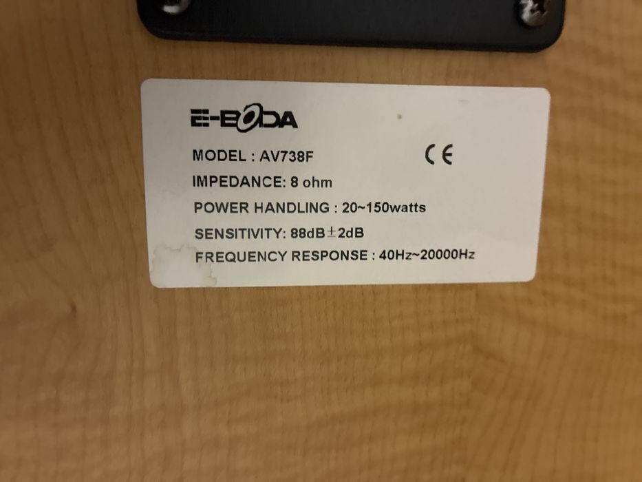 Vand boxe E Boda, 4 cai, 8 ohmi