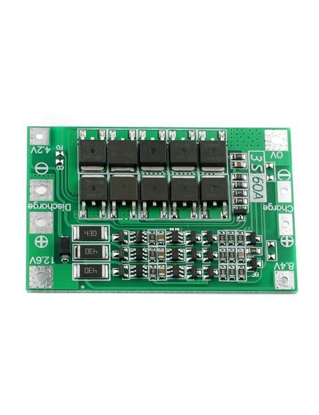 BMS 3S Модул с баланс 60A Li-Ion 18650 12.6V