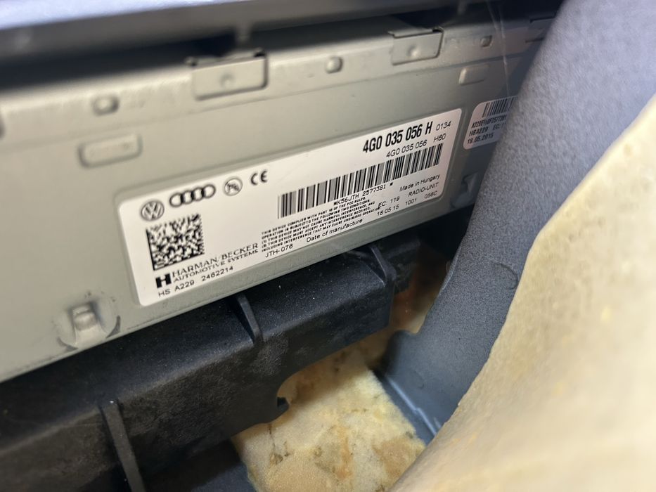 Modul radio Audi A4 B8.5 facelift 4G0 035 056 H 2015