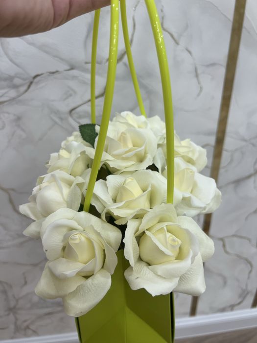 Мыльные розы цаеты букет