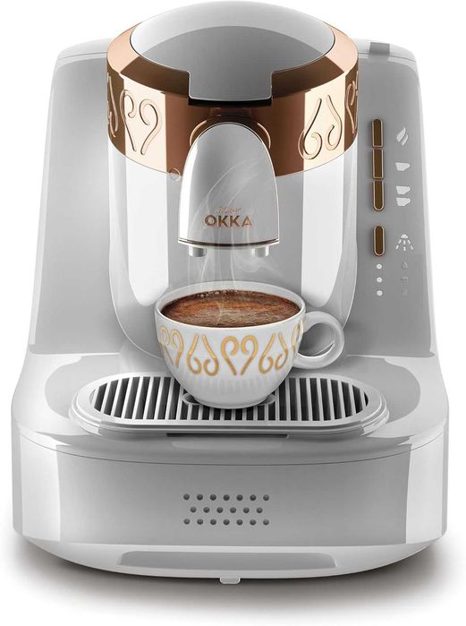 Еспресо машина Arzum Okka OK001-W, 710 W, 0.95 л, Бял/Кафяв