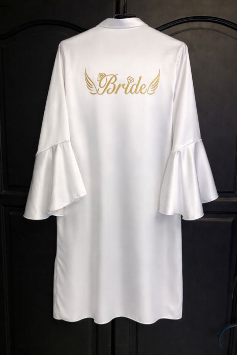 Сатенен халат bride
