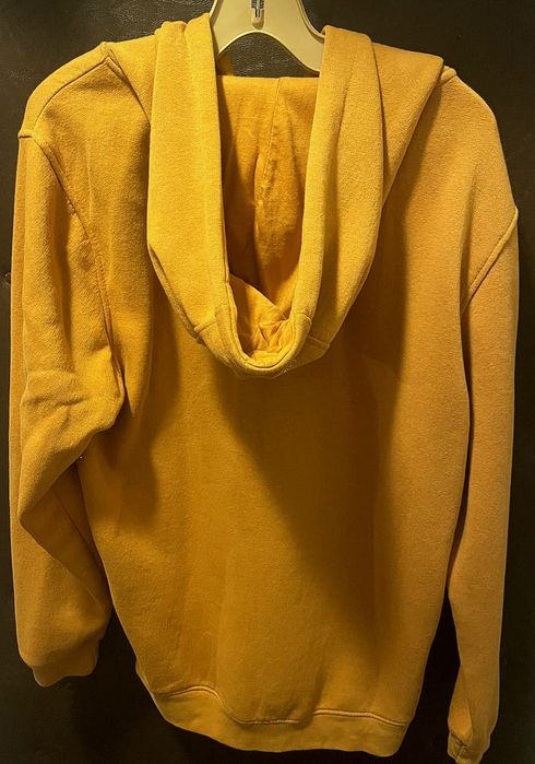 Мъжко горнище от органичен памук, цвят горчица