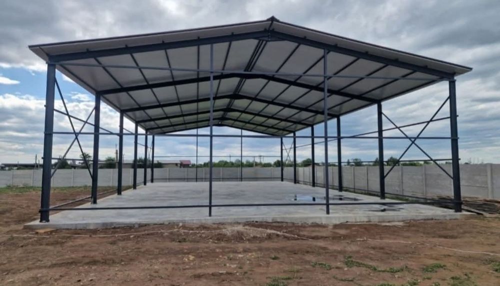 Confecționăm structuri metalice ateliere garaje saivane grajduri pentru animale