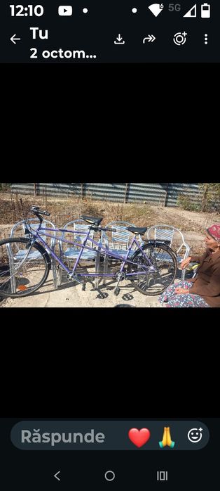 Bicicleta 2 persoane