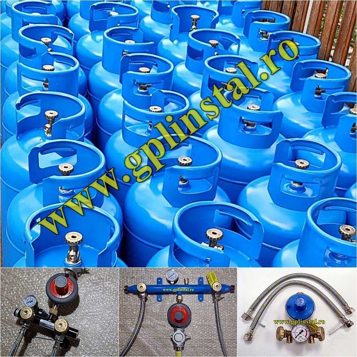 Butelie GPL 50L/ 80L pentru centrale termice,testate la 30 bari