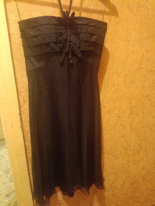 Дизайнерское платье Max Mara синее коктельное выпускное может быть