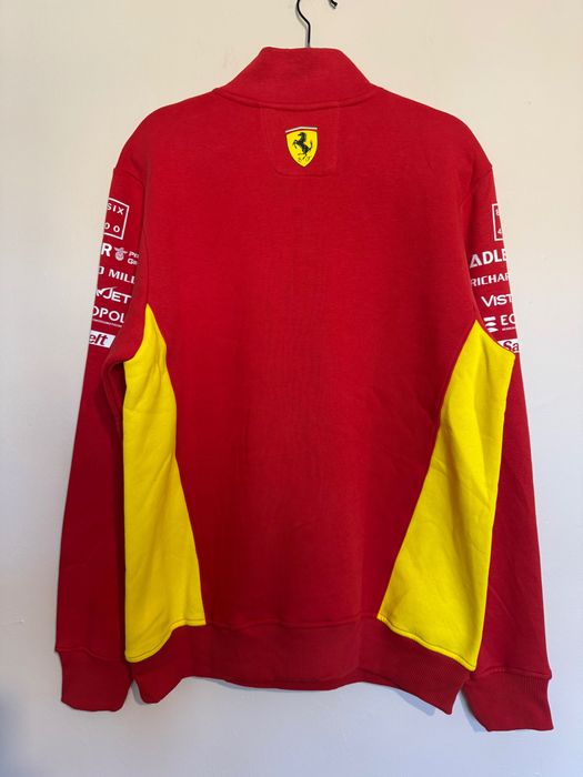 Sweatshirt 8Six 400 Ferrari Hypercar 1/4 Zip Men’s Red.