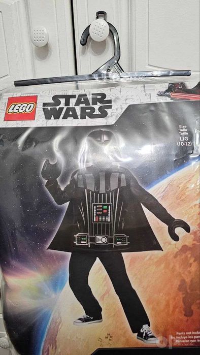 детский костюм Lego Darth Vader косплей, карнавальный Star Wars
