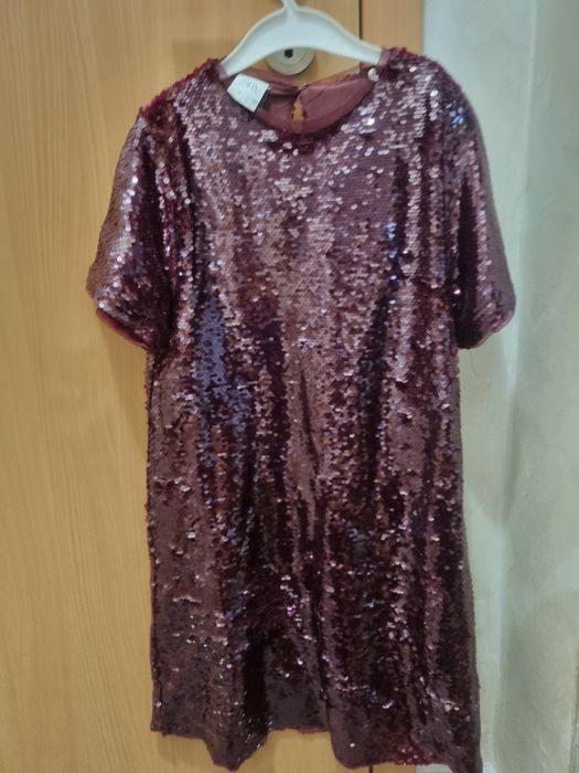 Rochie Zara paiete 140 cm 10 ani