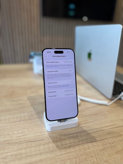 **ATS GSM**iPhone 17 Air 256Gb/Baterie100%/Grad A/Fact+Gar 12 luni