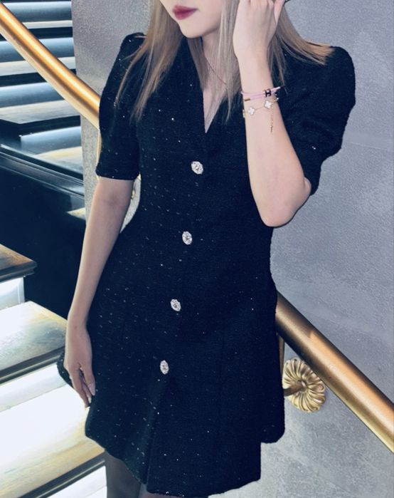 черное вечернее платье