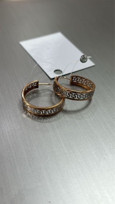 Серьги /Kaspi 0-0-12/ТехноАлтын/К/т:24-206