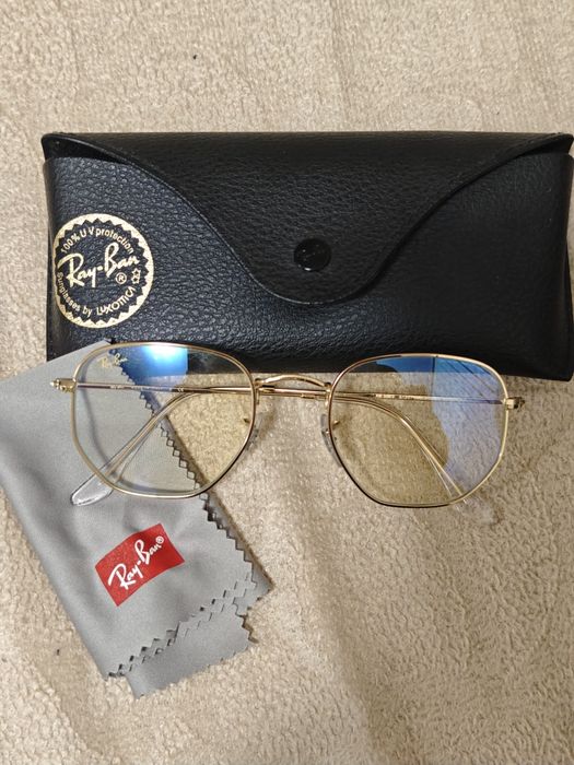 Слънчеви очила унисекс -"Ray ban "-перфектно състояние, неразличими от