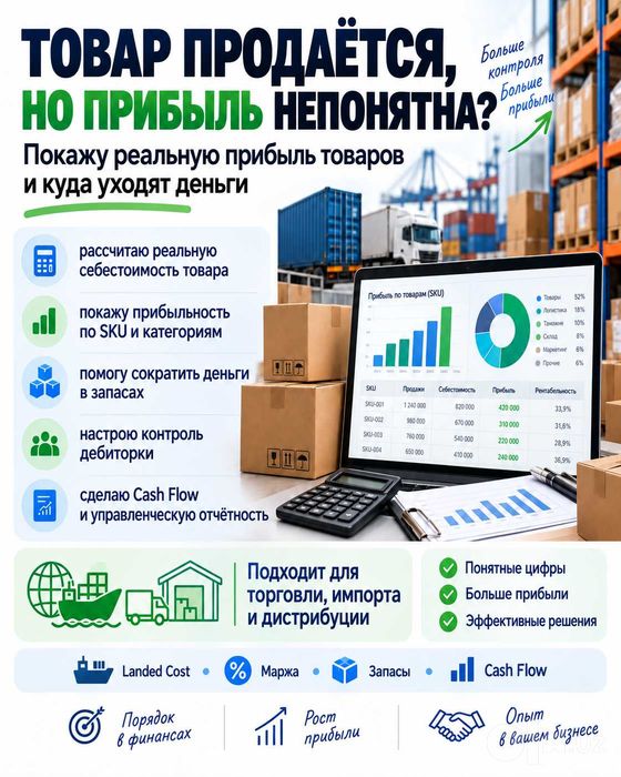 Покажу реальную прибыль товаров | Себестоимость • Запасы • Cash Flow
