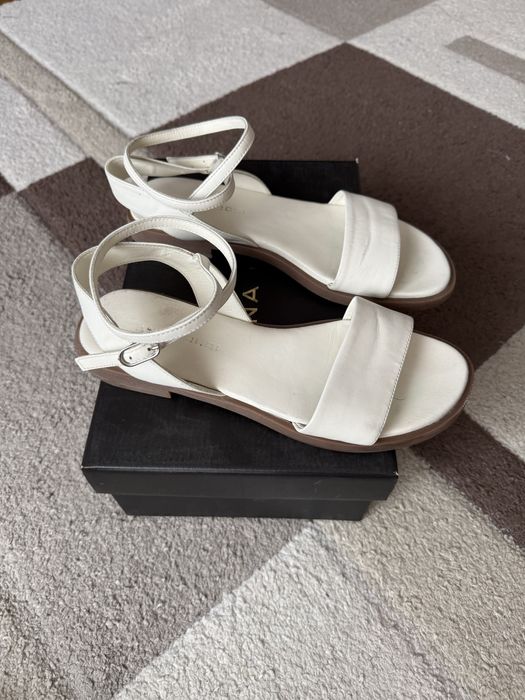 Sandale din piele naturala Anna Cori