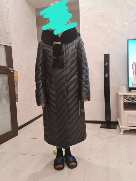 Продам зимние кожанные куртку