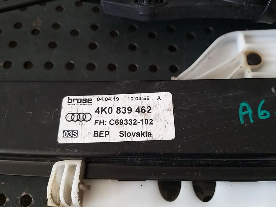 Macara geam dreapta spate audi a6 c8 4k 4k0839462 c69332102