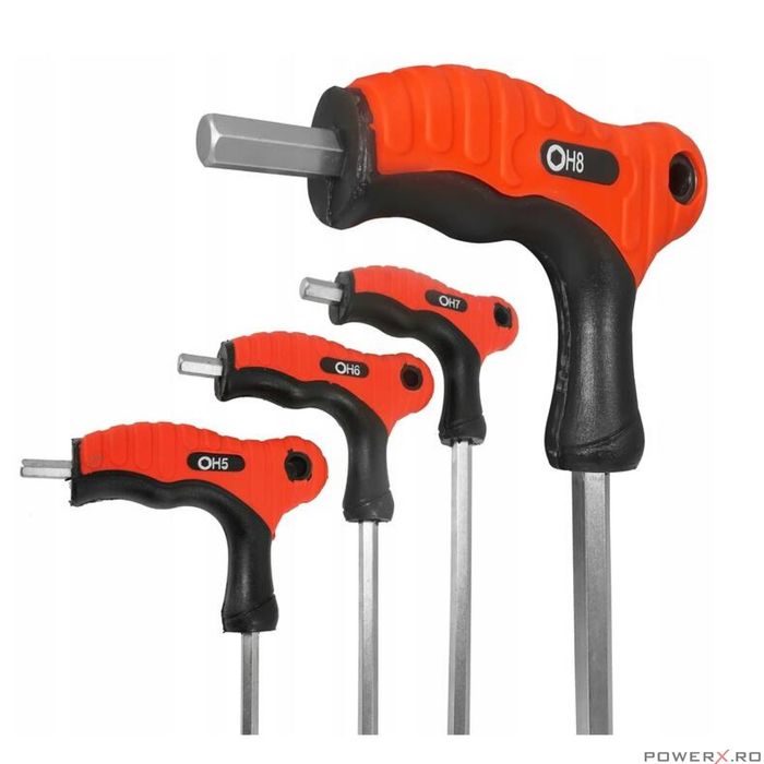 Set 11 surubelnite hexagonale, imbus 2 -10, 100-195 mm, Verke