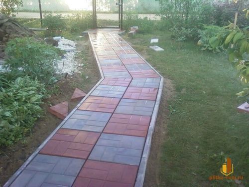 Формы для садовой дорожки