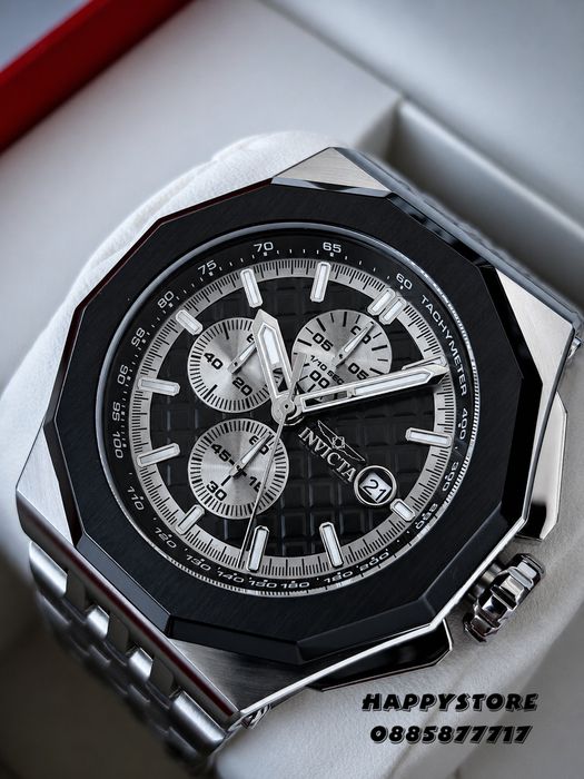 INVICTA Akula steel Black dial 48 mm, Инвикта нов мъжки часовник