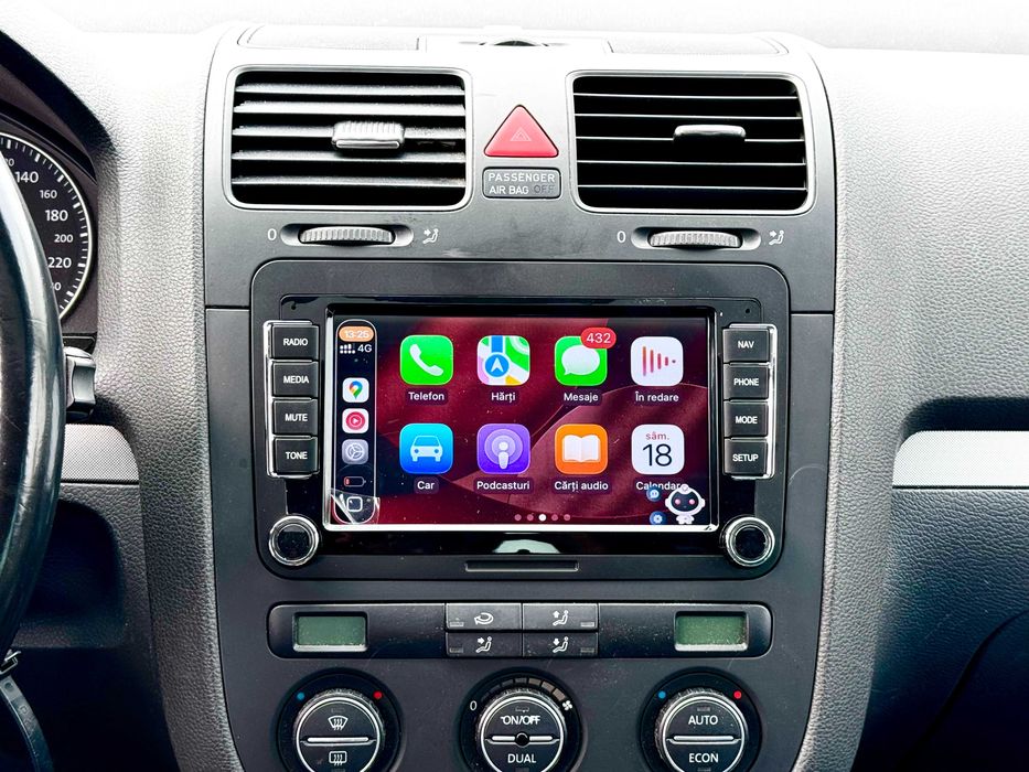 4GB Carplay VW Tiguan Touran T5 Polo Seat Leon Skoda Fabia 2 Navigatie