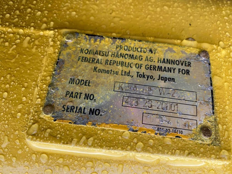 Axe de pe Komatsu WA 380 - Piese de schimb Komatsu