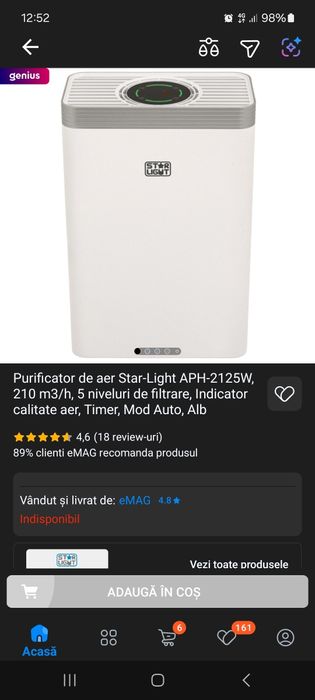 Purificator aer Star Light