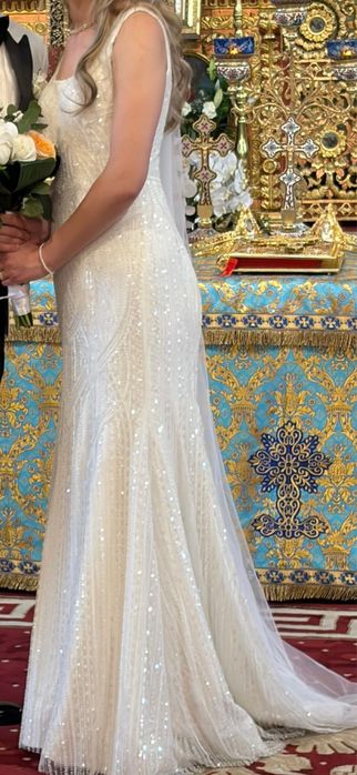 Vand rochie de mireasa Sirena+ bolero