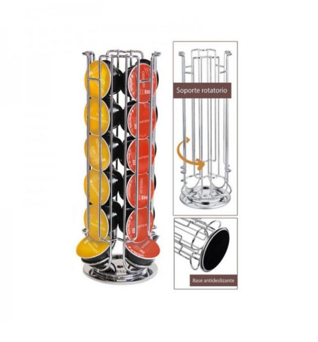Suport rotativ din inox pentru capsule de cafea DolceGusto Nou!