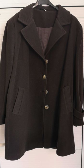 Дамско палто от вълна и кашмир