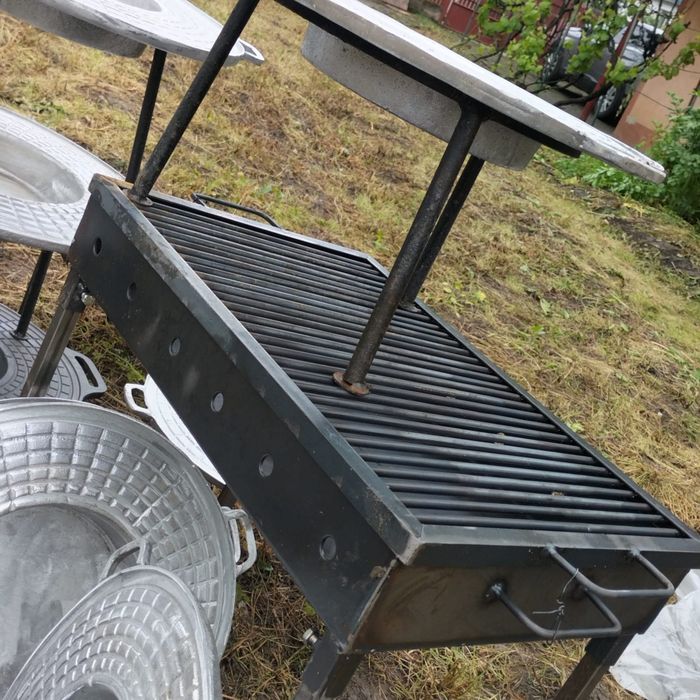 Gratar pe carbuni  60x40cm 2mm grosime