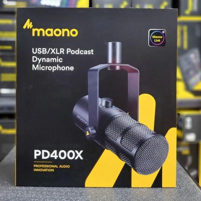 Микрофон Maono pd400x для подкаста usb/xlr