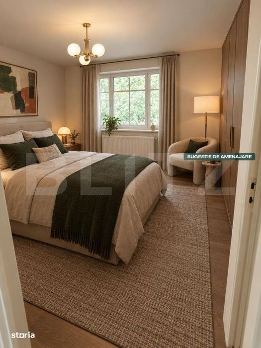 Apartament cu 2 camere la parter- nerenovat, 49,5 mp, zona Centru