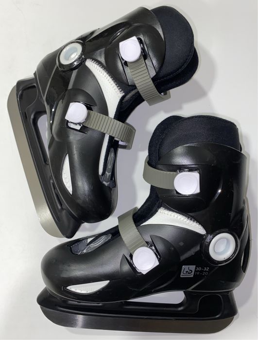 Patine Oxelo Negre, mărime reglabilă 30-32