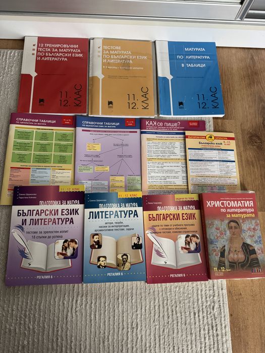 Помагала за матура 11 и 12 клас, неразличими от нови!!