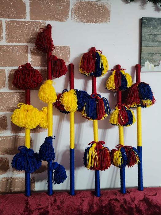 Bețe călușari handmade