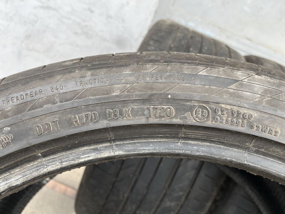 4 бр. летни гуми 265/40/21 и 295/35/21 Continental DOT 1720 4,5-5,5 mm