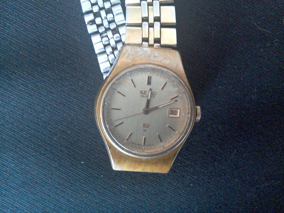 PROMOTIE-Ceas original Seiko, damă, quartz, dată, geam safir -  90 lei