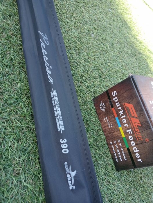 Set 2 lansete Feeder  3.9m + 2 mulinete SP 6000 8+1 rulmenți