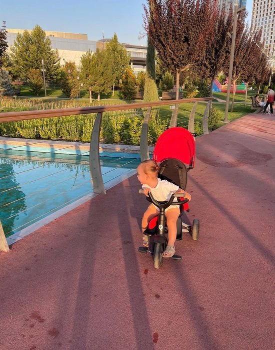 Велосипед детский, складной трёхколёсный