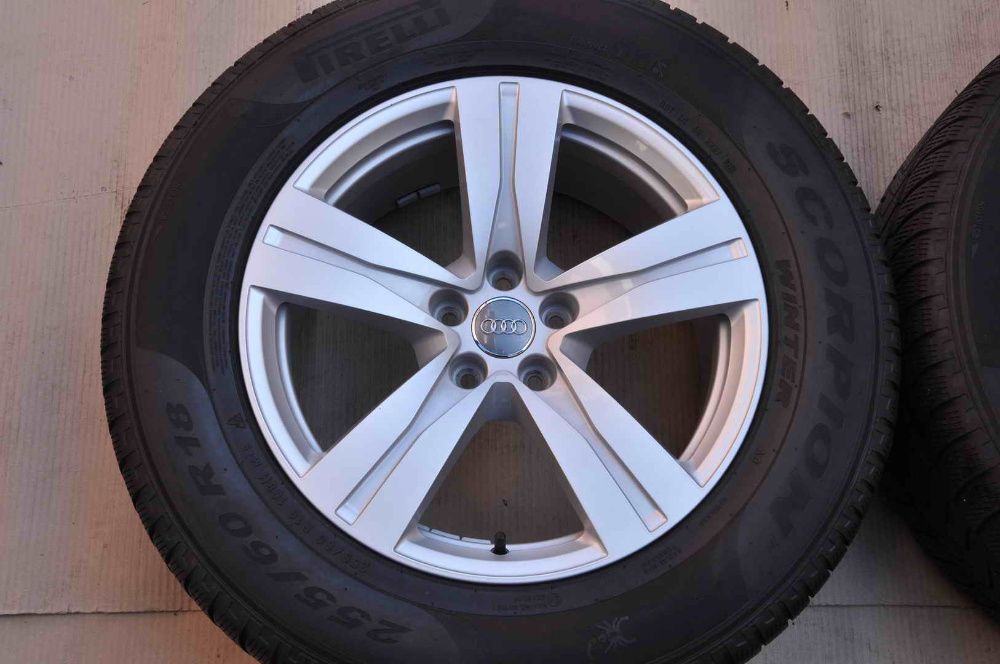 Roti Iarna 18 inch Originale Audi Q7 4M Pirelli 255/60 R18